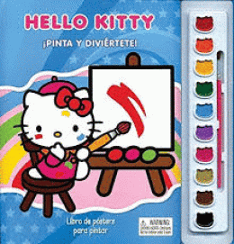 LIBRO DE POSTERS PARA PINTAR: PINTA Y DIVIERTETE CON HELLO KITTY