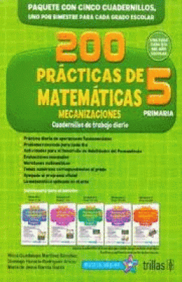 200 PRÁCTICAS DE MATEMÁTICAS 5, PRIMARIA: MECANIZACIONES