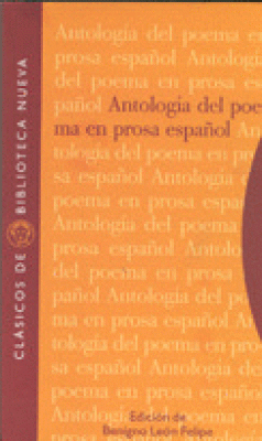 ANTOLOGÍA DEL POEMA EN PROSA ESPAÑOL