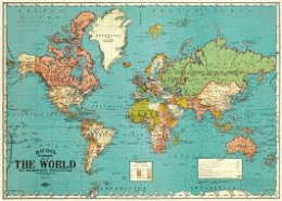 W WORLD MAP 4