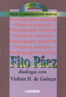 FITO PAEZ DIALOGA CON VIOLETA H. DE GAINZA