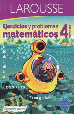 EJERCICIOS Y PROBLEMAS MATEMÁTICOS 4 PRIMARIA