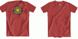 PLAYERA LEÓN AMARILLO 20CM M ROJA