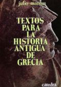 TEXTOS PARA LA HISTORIA ANTIGUA DE GRECIA