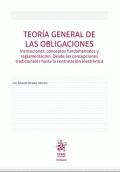 TEORÍA GENERAL DE LAS OBLIGACIONES. INSTITUCIONES, CONCEPTOS FUNDAMENTALES Y REGLAMENTACIÓN.