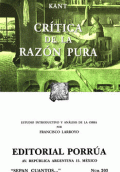 CRÍTICA DE LA RAZÓN PURA (SC-203)