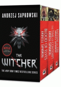 WITCHER BOXED SET. BLOOD OF ELVES, THE TIME OF CONTEMPT, BAPTISM OF FIRE