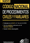 CÓDIGO NACIONAL DE PROCEDIMIENTOS CIVILES Y FAMILIARES