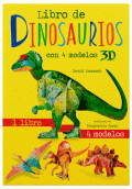 LIBRO DE DINOSAURIOS CON 4 MODELOS 3D