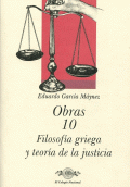 OBRAS 10 FILOSOFÍA GRIEGA Y TEORÍA DE LA JUSTICIA