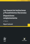 LEY GENERAL DE INSTITUCIONES Y PROCEDIMIENTOS ELECTORALES DISPOSICIONES COMPREMENTARIAS 4A EDICIÓN