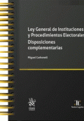 LEY GENERAL DE INSTITUCIONES Y PROCEDIMIENTOS ELECTORALES DISPOSICIONES COMPREMENTARIAS