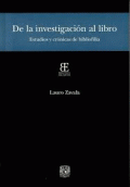 DE LA INVESTIGACIÓN AL LIBRO