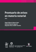 PRONTUARIO DE AVISOS EN MATERIAL NOTARIAL 2024