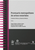 PRONTUARIO METROPOLITANO DE AVISOS NOTARIALES CIUDAD DE MÉXICO Y ESTADO DE MÉXICO 2024