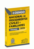 CÓDIGO NACIONAL DE PROCEDIMIENTOS CIVILES Y FAMILIARES TITULADO (BOLSILLO)