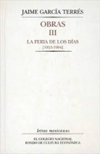 OBRAS III LA FERIA DE LOS DÍAS (1953-1994)