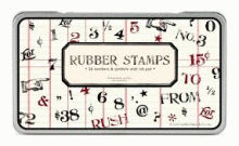 RUBBER STAMPS NUMBER AND SYMBOLS
