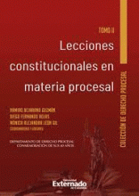 LECCIONES CONSTITUCIONALES (II) EN MATERIA PROCESAL
