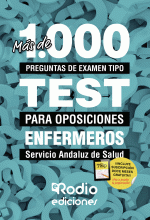 LIBRO DE IMPRESIÓN BAJO DEMANDA - MÁS DE 1.000 PREGUNTAS DE EXAMEN TIPO TEST PARA OPOSICIONES. ENFERMEROS. SERVICIO ANDALUZ DE SALUD