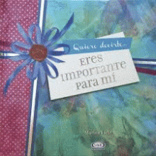 ERES IMPORTANTE PARA MÍ N.V.