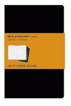 BLACK RULED CAHIER JOURNALS L NEGRO RAYADO BLANDA