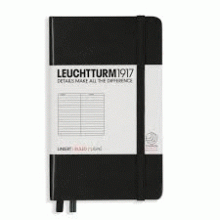 CUADERNO A6 TAPA DURA RAYA AZUL