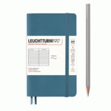 CUADERNO A6 TAPA BLANDA RAYA AZUL