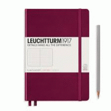 CUADERNO A5 TAPA DURA RAYA VINO